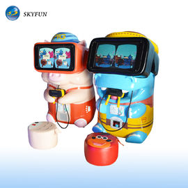 آلة Skyfun Pig &amp; Hippo Children VR مع شاشة تعمل باللمس مظهر لطيف