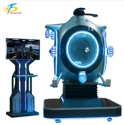 محاكاة طيران 9D VR قابلة للتخصيص آلة ركوب طائرة هليكوبتر.