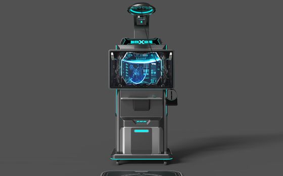 VR مشاركة محاكي الرماية VR | خدمة ذاتية تعمل بالعملات المعدنية، نظام Android، لعبة رماية VR منخفضة التكلفة، نظارات Pico Gun وشاشة 32 بوصة – الشركة المصنعة SKYFUN