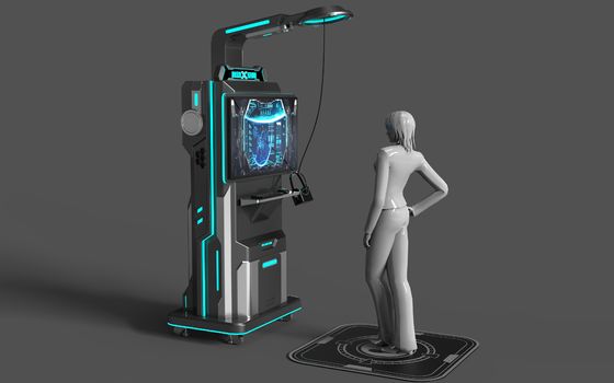 VR مشاركة محاكي الرماية VR | خدمة ذاتية تعمل بالعملات المعدنية، نظام Android، لعبة رماية VR منخفضة التكلفة، نظارات Pico Gun وشاشة 32 بوصة – الشركة المصنعة SKYFUN