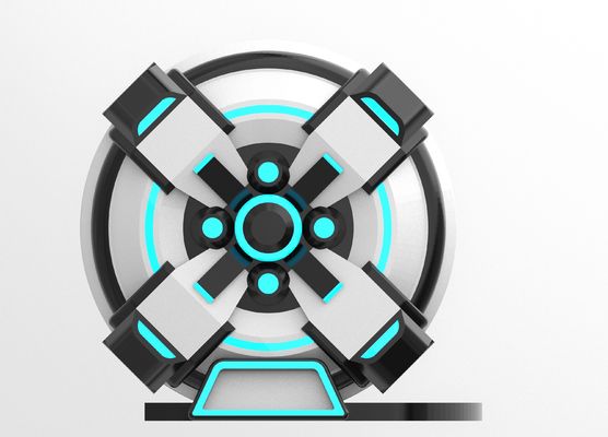 محاكي سينما الواقع الافتراضي Fun Time Machine بـ 2 مقعد | حركة ذراع التدوير، تصميم من الألياف الزجاجية، مقعد مزدوج للآباء والأطفال أو الأزواج، 56 لعبة، DPVR E3-S وشاشة لمس 44 بوصة – الشركة المصنعة SKYFUN