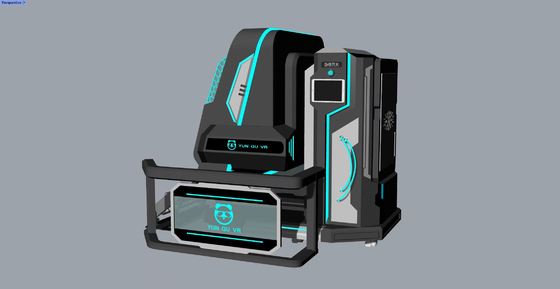 محاكي الواقع الافتراضي (VR) ذو المقعدين بنجمة دوارة ممتعة | دوران لانهائي 360 درجة، تصميم مدمج، 20 لعبة بتأثيرات خاصة، نظارات DPVR E3S وشاشة 32 بوصة - الشركة المصنعة SKYFUN