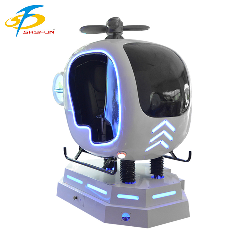 محاكي طيران طائرات 9D VR لعبة VR تفاعلية للطائرات الهليكوبتر والطائرات ، حركة متعددة الدرجات ، تحكم لوحة التحكم ، تجربة VR عالية الوضوح للألعاب الرقمية