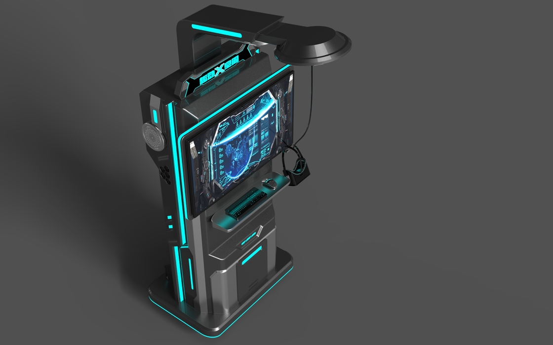 VR مشاركة محاكي الرماية VR | خدمة ذاتية تعمل بالعملات المعدنية، نظام Android، لعبة رماية VR منخفضة التكلفة، نظارات Pico Gun وشاشة 32 بوصة – الشركة المصنعة SKYFUN