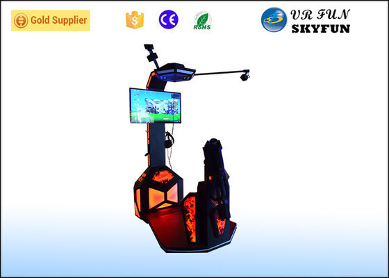 المغامرة VR Shooting Simulator 9D Virtual Battle Machine مع Blue Shining Lights