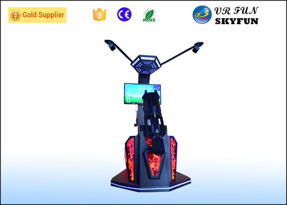 Mental Gun Design 9D VR Shooting Simulator في مركز الألعاب مع الأضواء الزرقاء