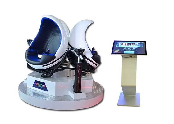 3 مقاعد 9D Egg VR Cinema مع 6 تأثيرات خاصة ، محاكاة حركة الواقع الافتراضي
