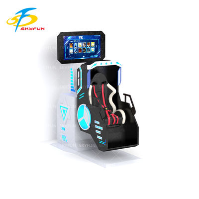 محاكي الواقع الافتراضي 360 درجة للاعب واحد مع مقعد دوار 360 درجة، سماعة رأس Deepoon VR، شاشة 42 بوصة، 20 فيلمًا وألعابًا تفاعلية بتقنية الواقع الافتراضي - تجربة واقع افتراضي غامرة لأروقة الألعاب ومراكز التسوق والمراكز الترفيهية