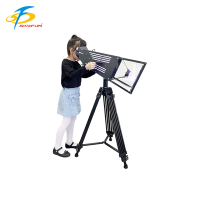 VR عبور بن 1 مقعد سينما VR SF-A07 | حافظة محمولة عالية الجودة، بطارية تدوم طويلاً، سماعة رأس VR شاملة، ثبات بجودة الكاميرا، 11 لعبة - الشركة المصنعة SKYFUN